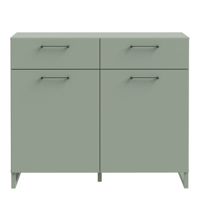 Sali 2 Door  2 Drawer Chest in Sage Green – FTG, view 2