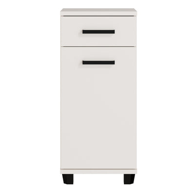 Veris Bathroom Cupboard with 1 Door & 1 Drawer in Sand