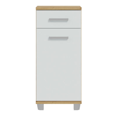 Veris 5 Piece Bathroom Set Artisan Oak & Light Grey Doors