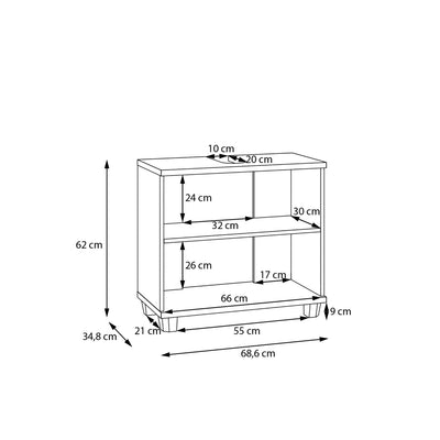 Veris Under Sink Cabinet with 2 Doors in Sand