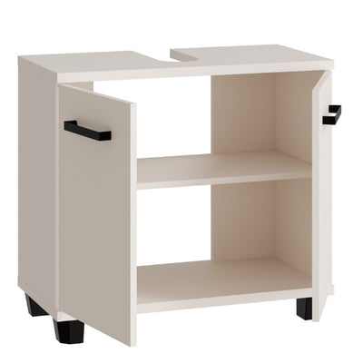 Veris Under Sink Cabinet with 2 Doors in Sand