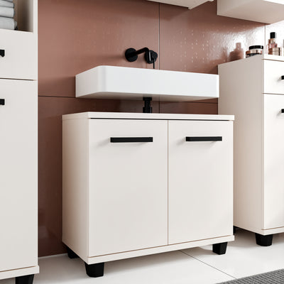 Veris Under Sink Cabinet with 2 Doors in Sand