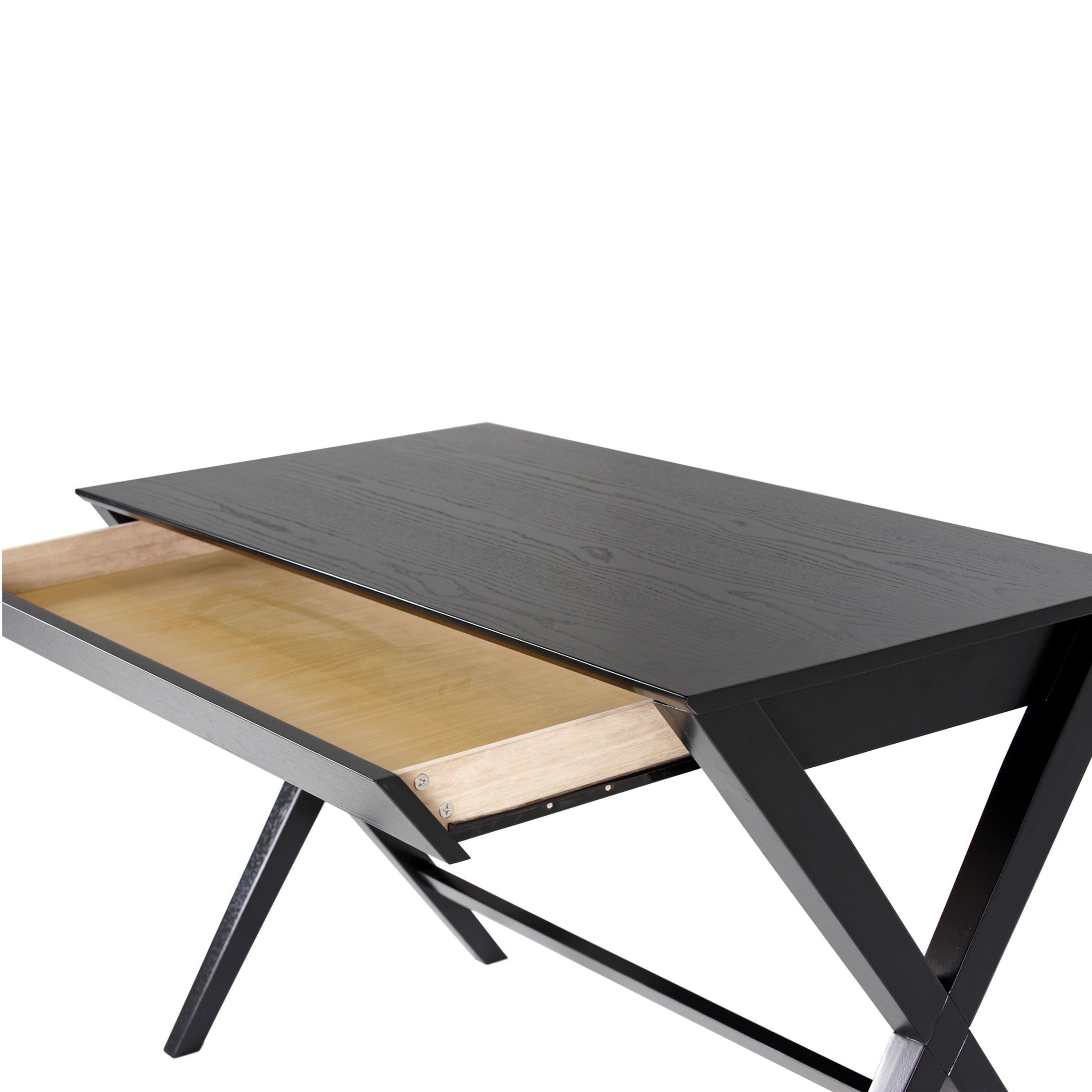 Writex Desk 1 Drawer in Black – FTG, view 5