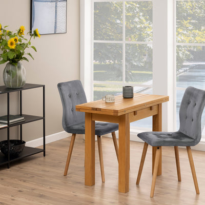 Kenley Extending Dining Table in Oak 45-90cm – FTG, view 5