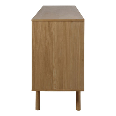 Marte 2 Door 4 Drawers Sideboard in Oak – FTG, view 3