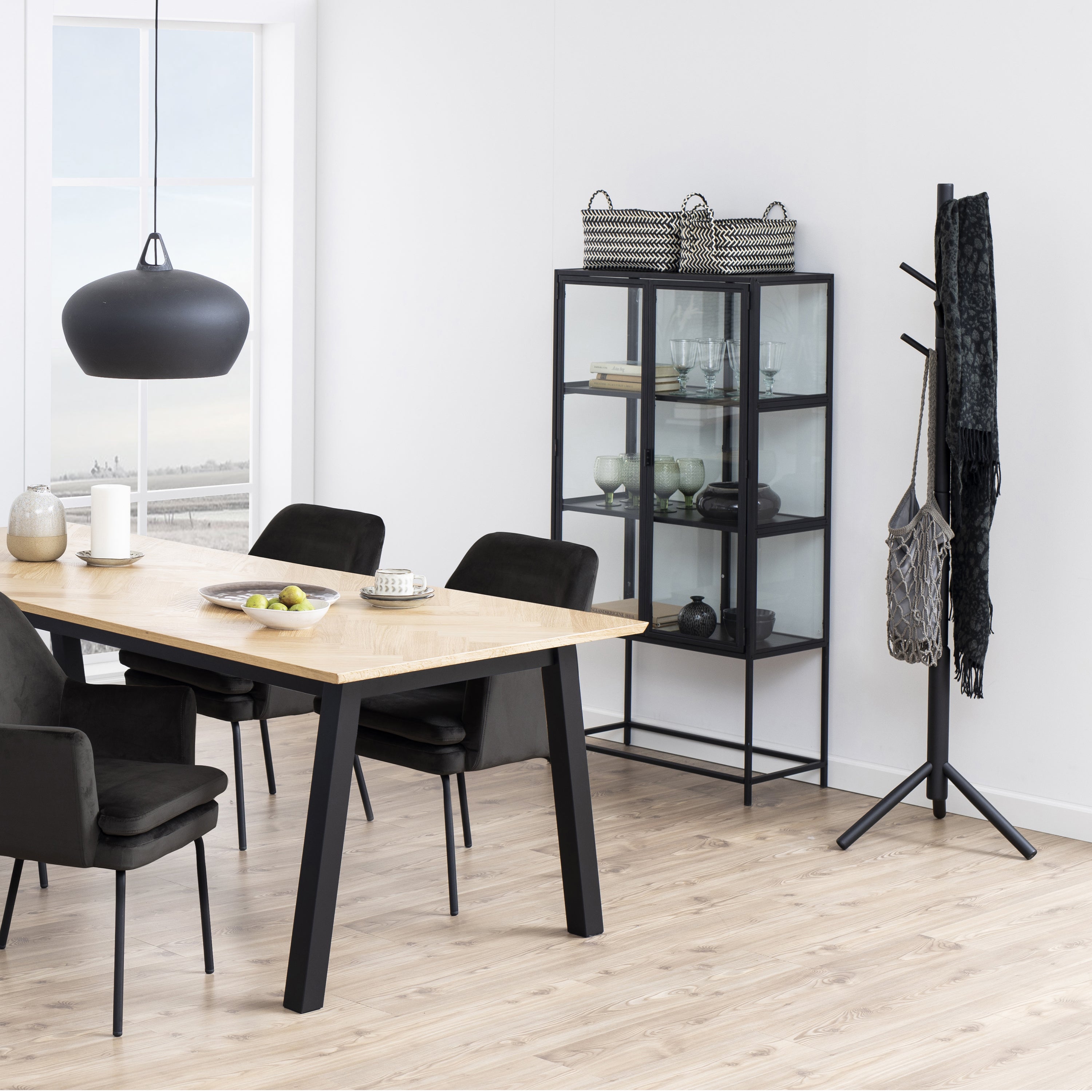 Bremen Coat Stand in Black – FTG, view 4