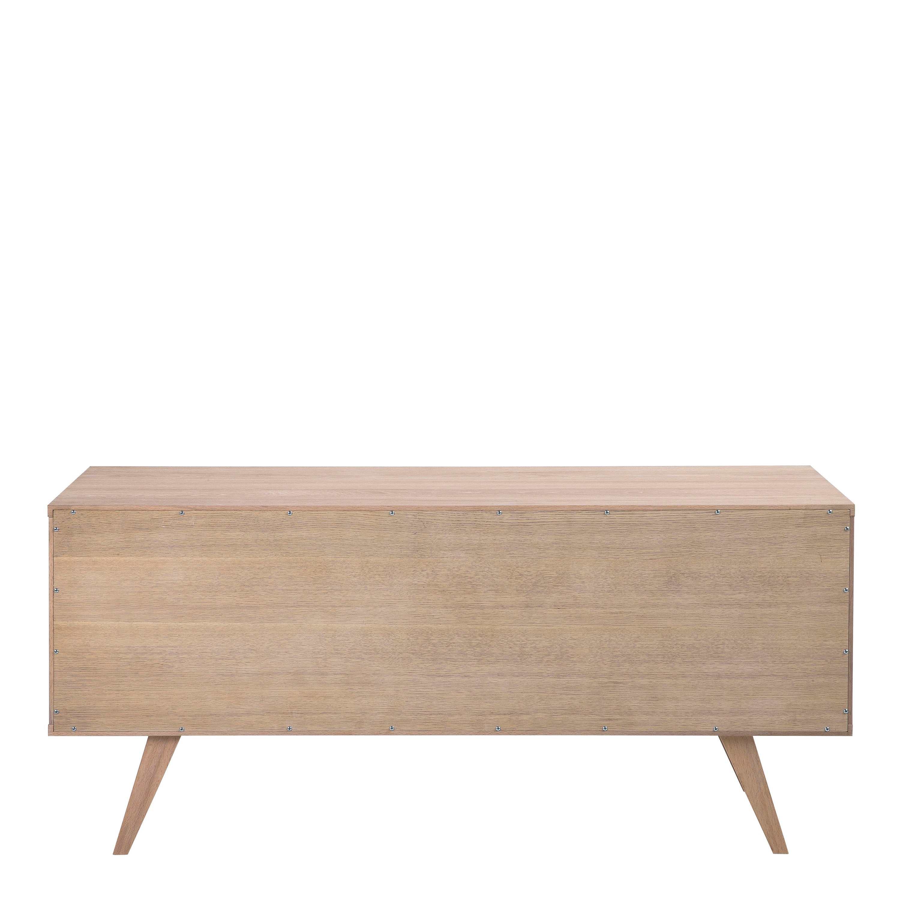 A-Line Sideboard with 4 Drawers and Sliding Door in White Oak – FTG, view 3