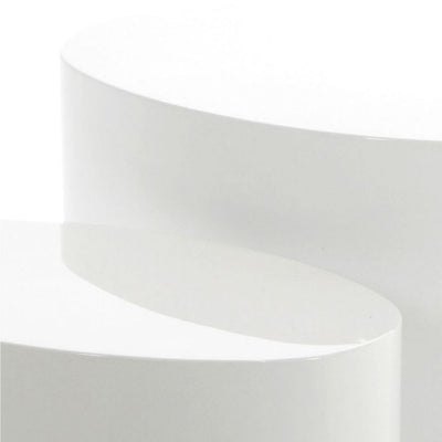 Mice Oval Coffee Table in White Set of 2 – FTG, view 6