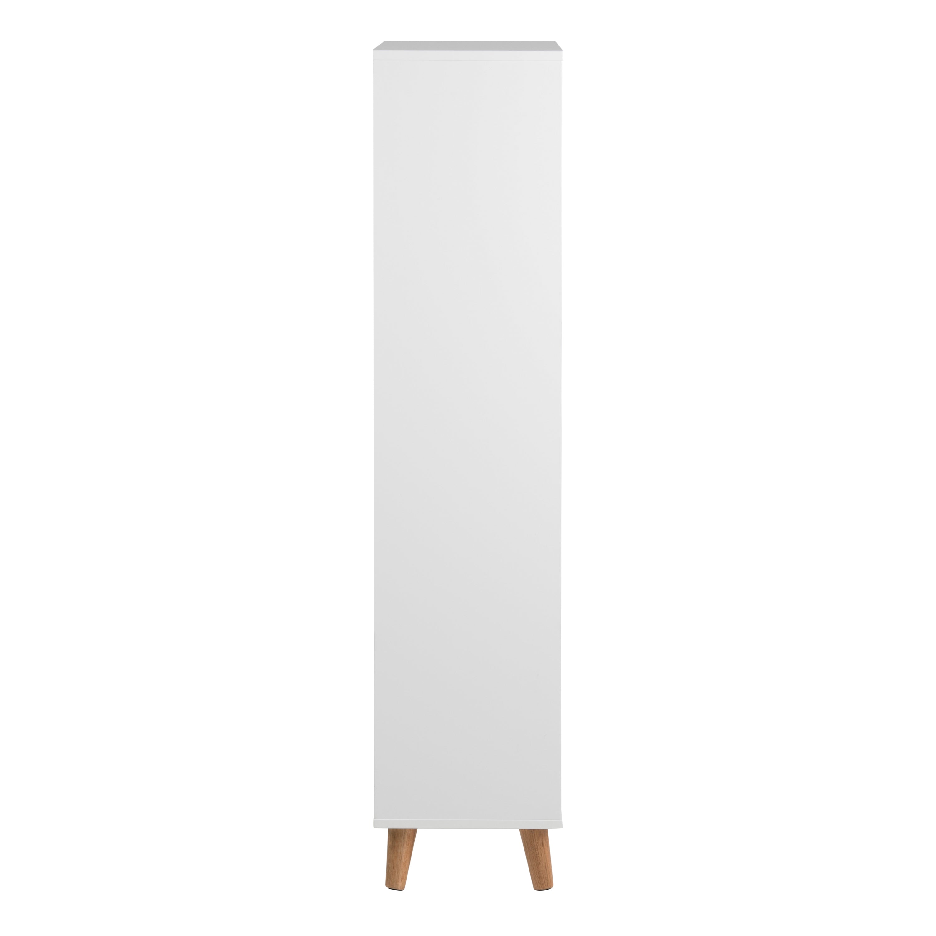 Mitra Shoe Cabinet 3 Flip Down Doors in White – FTG, view 3