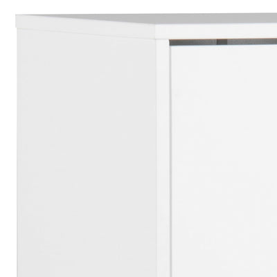Mitra Shoe Cabinet 3 Flip Down Doors in White – FTG, view 7
