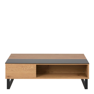 Azalea Lift Up Coffee Table in Black & Oak – FTG, view 2