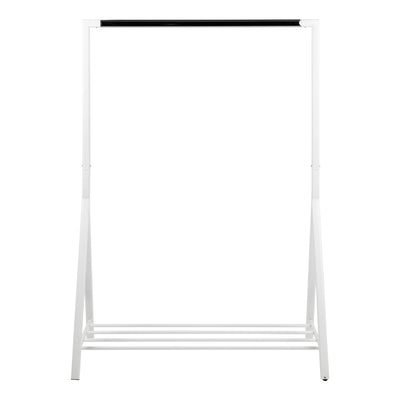 Brent Clothes Rack in White – FTG, view 2