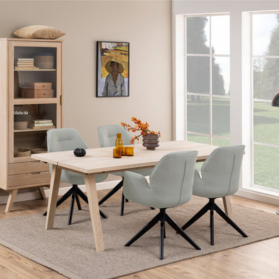 A-Line Rectanglar Dining Table in White Oak – FTG, view 3