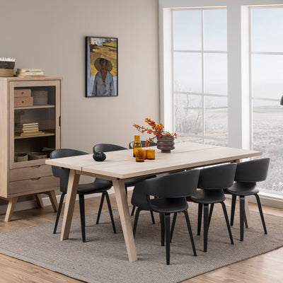A-Line Rectanglar Dining Table in White Oak – FTG, view 4