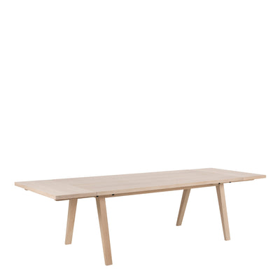 A-Line Extendable Dining Table in White Oak 200/286 x 74.6 x 95cm – FTG