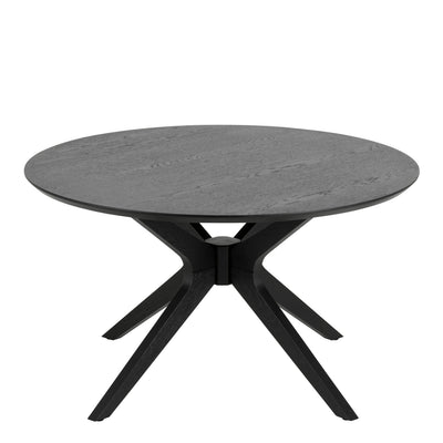 I_Duncan Round Coffee Tablein Black 80x45cm – FTG, view 2