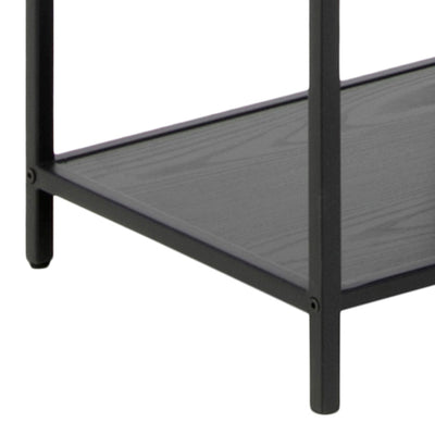 Seaford Tall Black Metal Bookcase with 5 Black Shelves – FTG, view 10