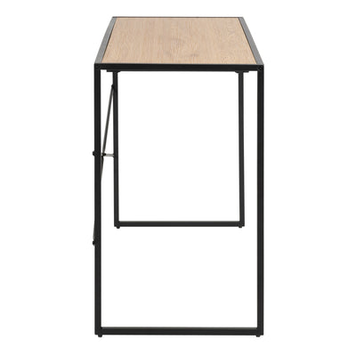 Seaford Office Desk in Wild Oak & Black