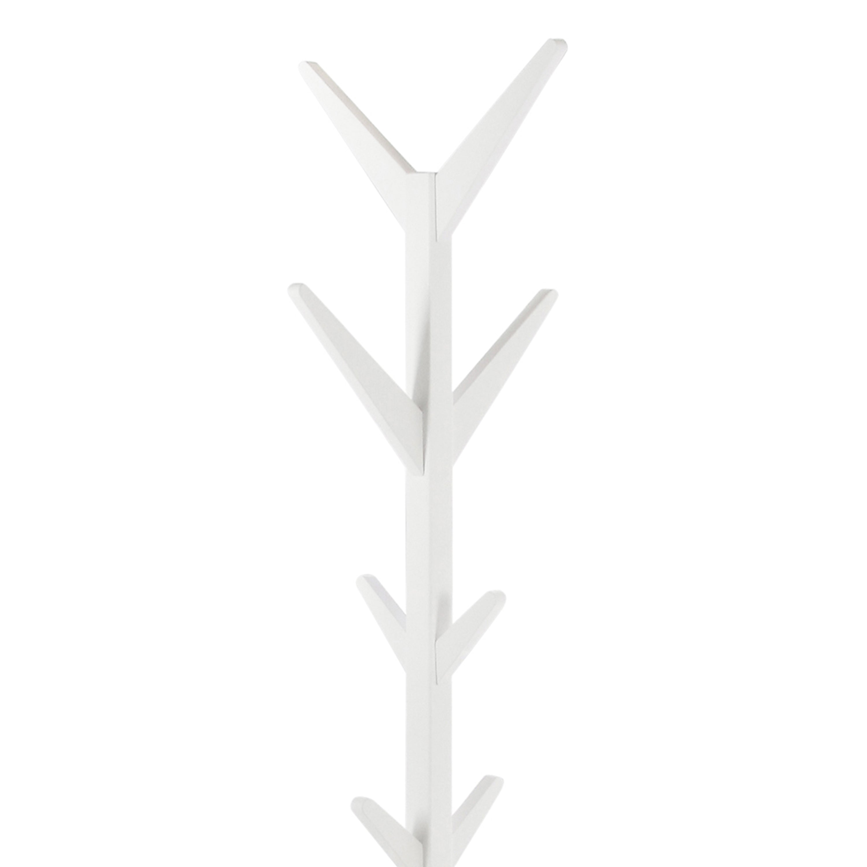 Ascot Coat Hanger in White – FTG, view 4