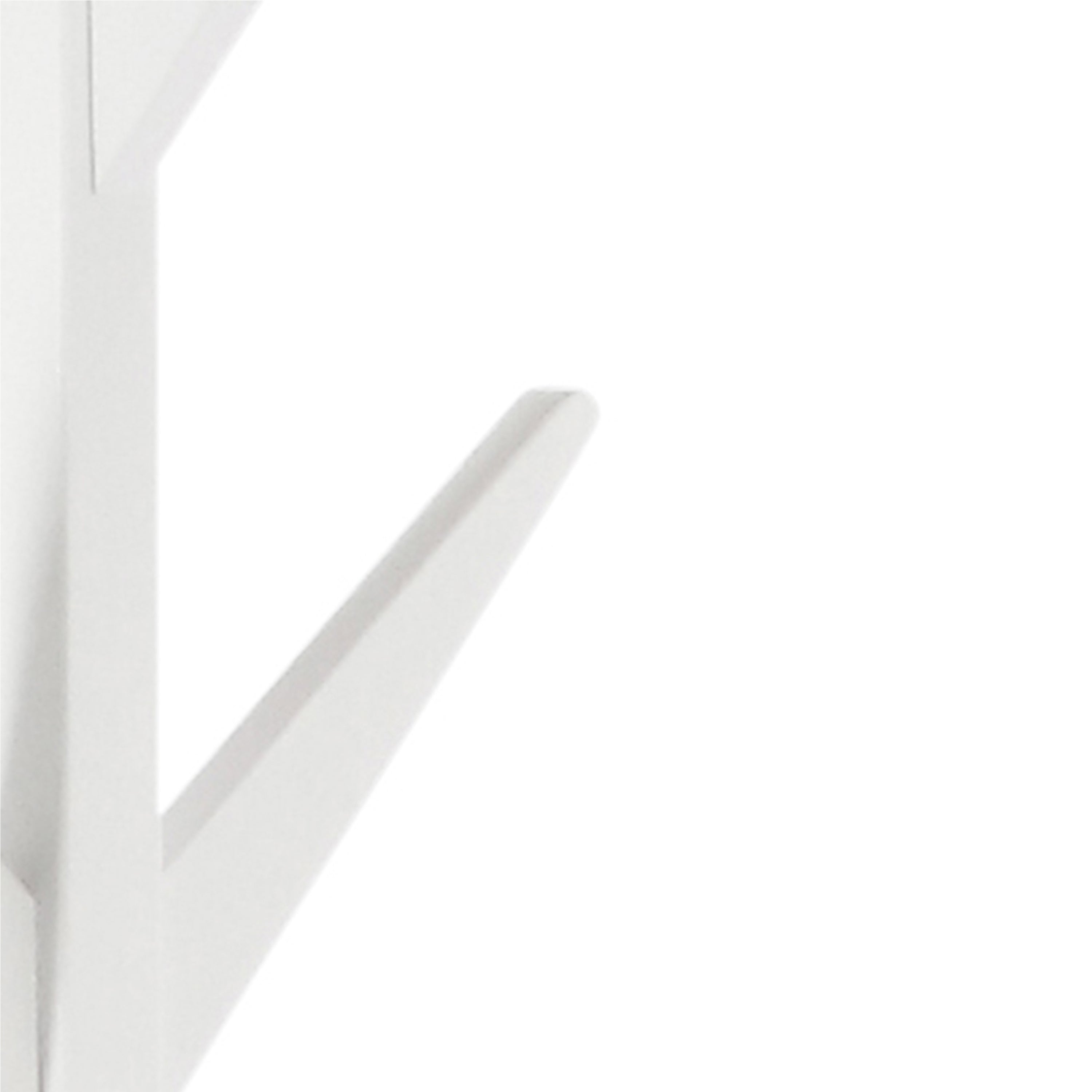 Ascot Coat Hanger in White – FTG, view 5