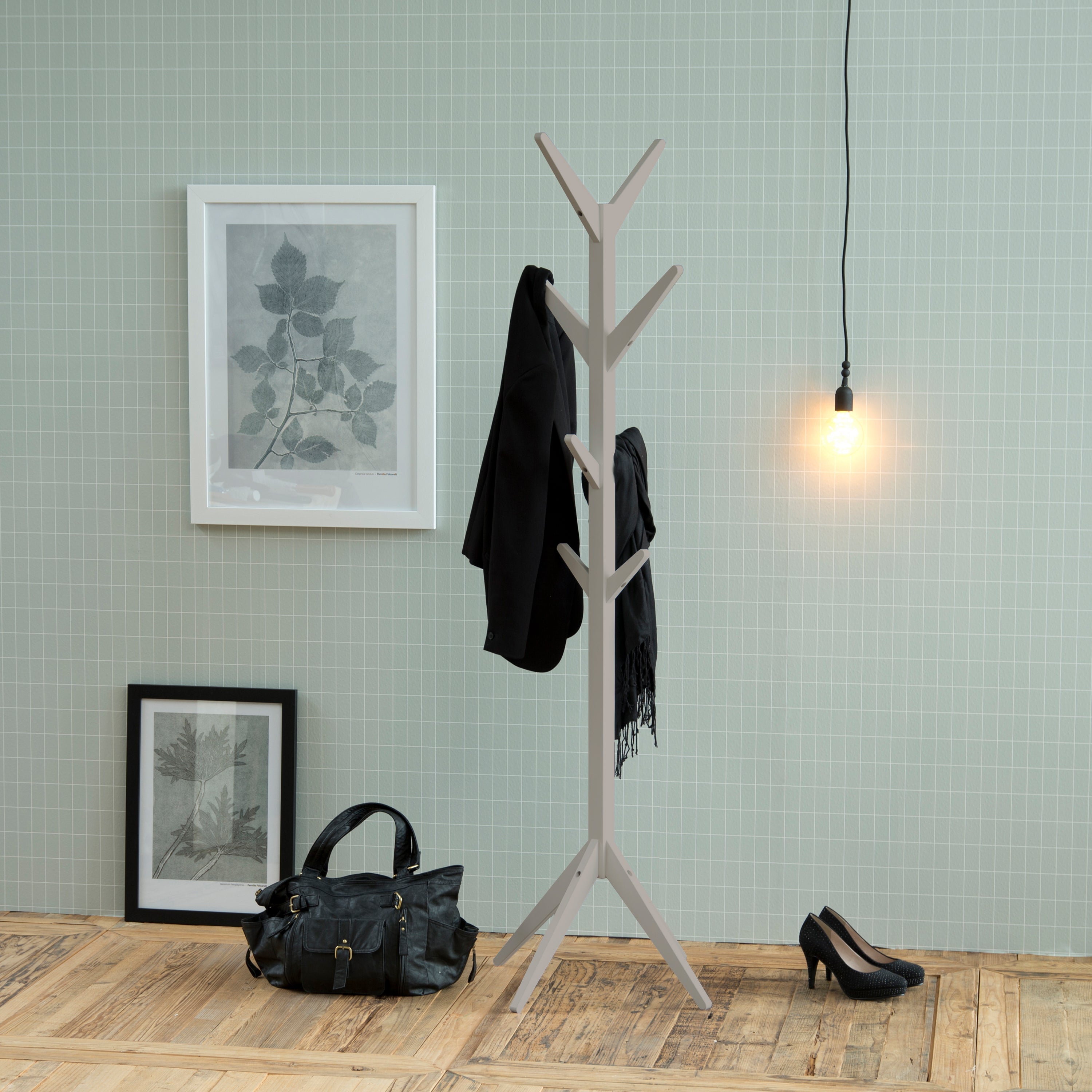 Ascot Coat Hanger in Grey – FTG, view 2
