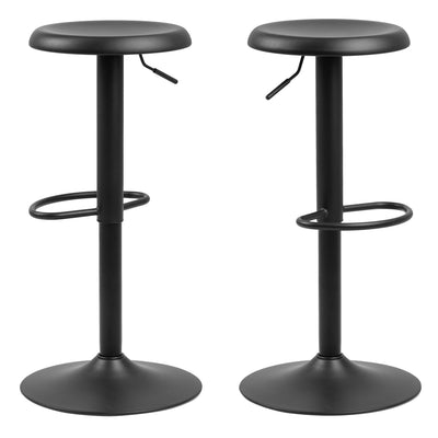 Finch Black Bar Stool without Back Set of 2 – FTG