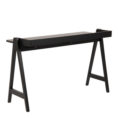 Miso Office Desk in Black – FTG, view 3
