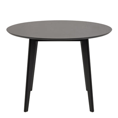 Roxby Round Dining Table in Black 105x76cm – FTG, view 2