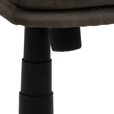 Brad Swivel Desk Chair with Armrest in Black – FTG, view 11