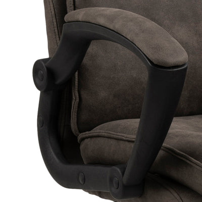 Brad Swivel Desk Chair with Armrest in Black – FTG, view 9