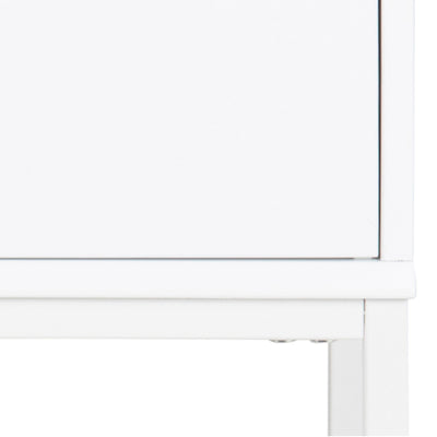 Mitra 1 Drawer Bedside Table in White – FTG, view 9