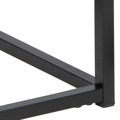 Mitra 1 Drawer Bedside Table in Black – FTG, view 9