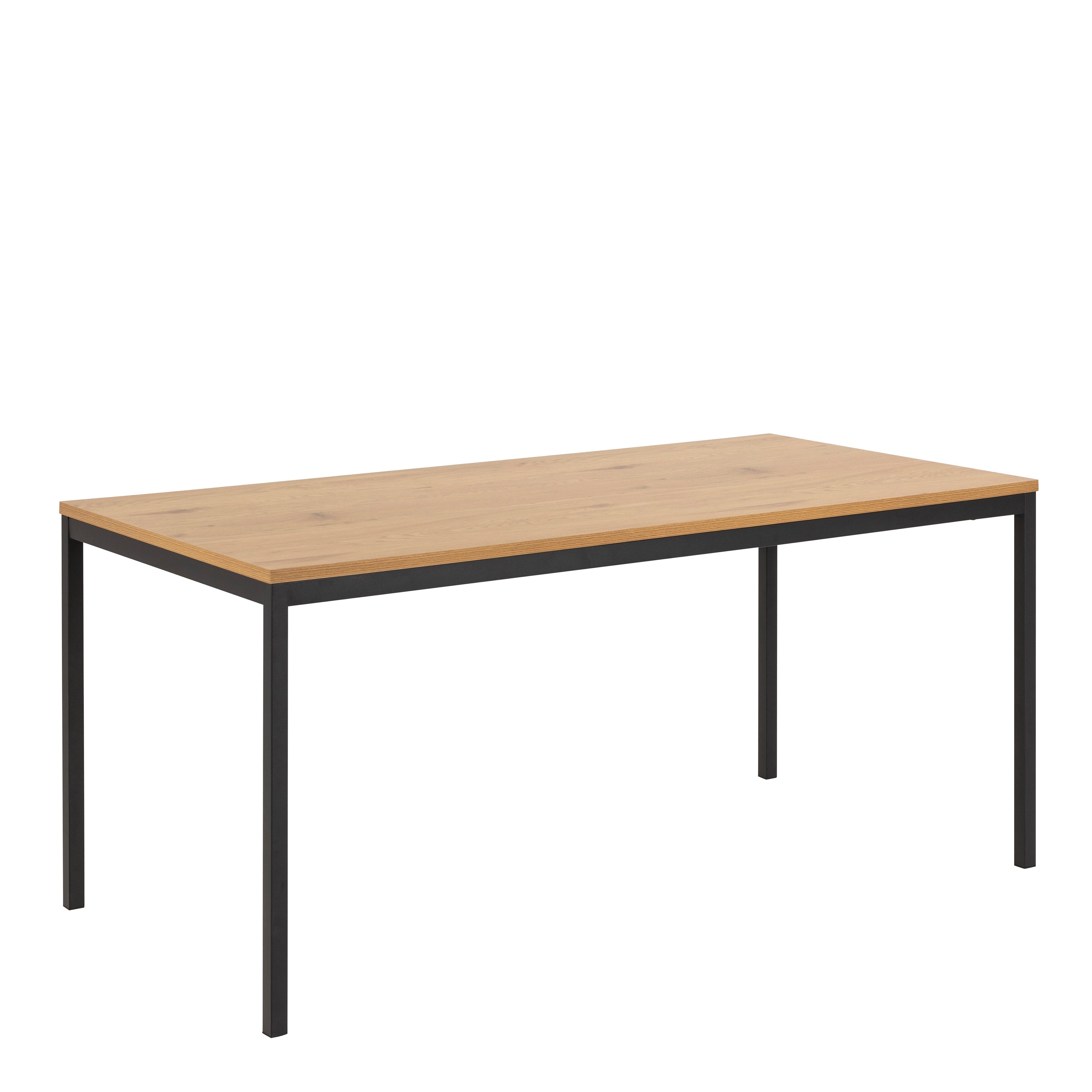 Seaford Dining Table in Black & Oak – FTG