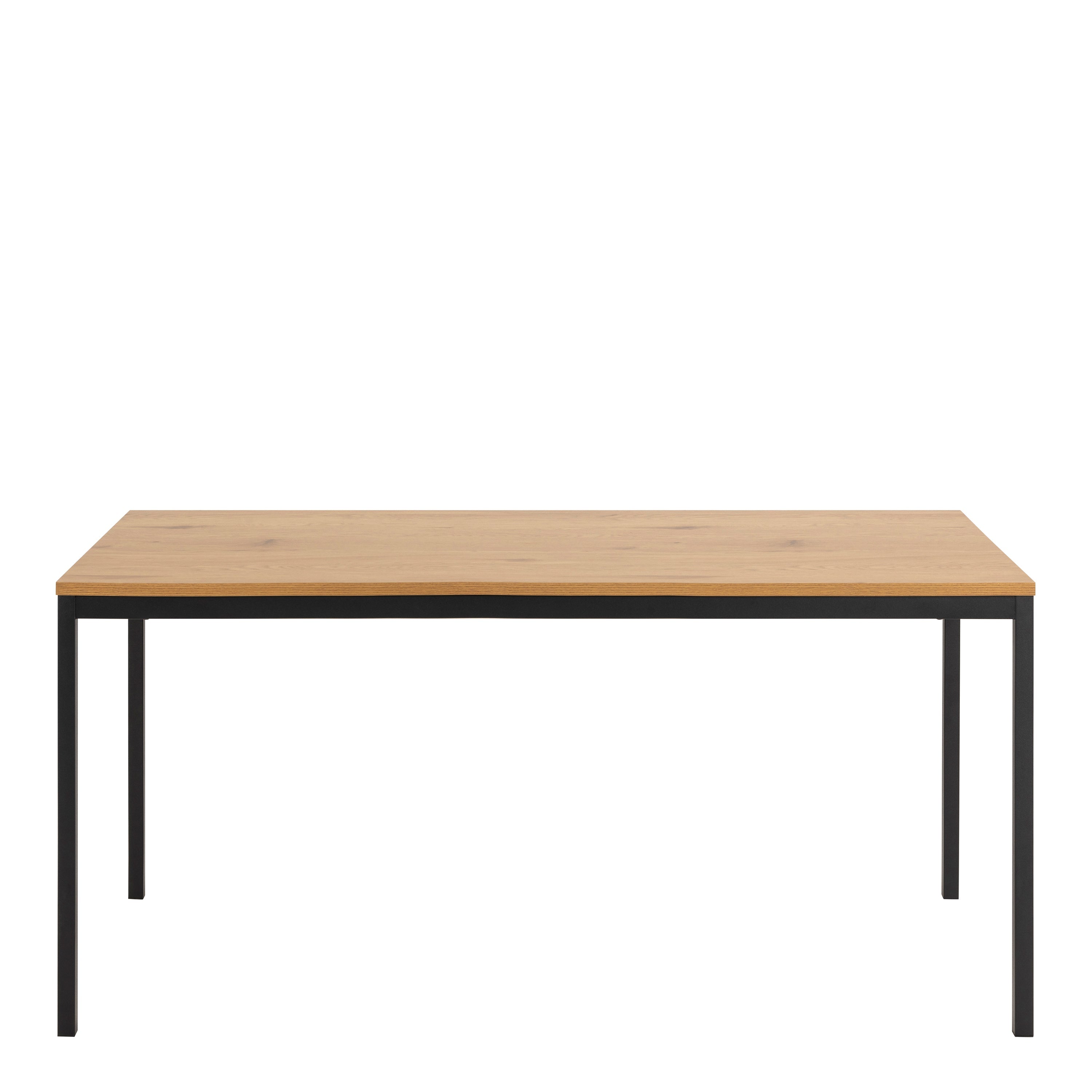 Seaford Dining Table in Black & Oak – FTG, view 2