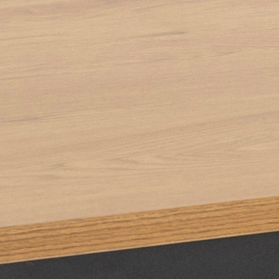 Seaford Dining Table in Black & Oak – FTG, view 8