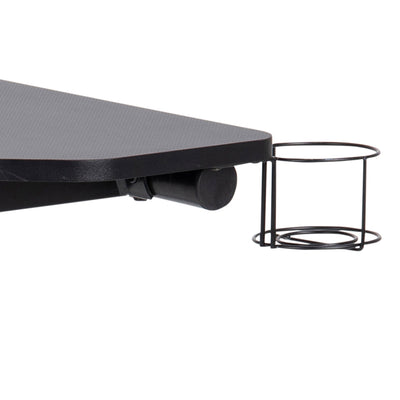 Trooper Gaming Desk in Black – FTG, view 7
