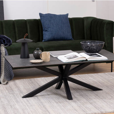 Heaven Ceramic Coffee Table in Black – FTG, view 3