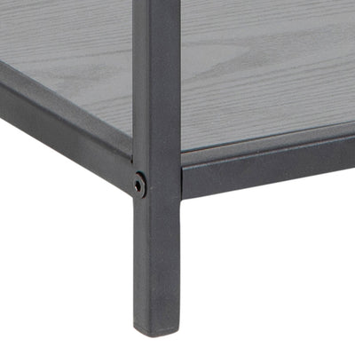 Seaford Bedside Table with 1 Drawer in Black – FTG, view 9
