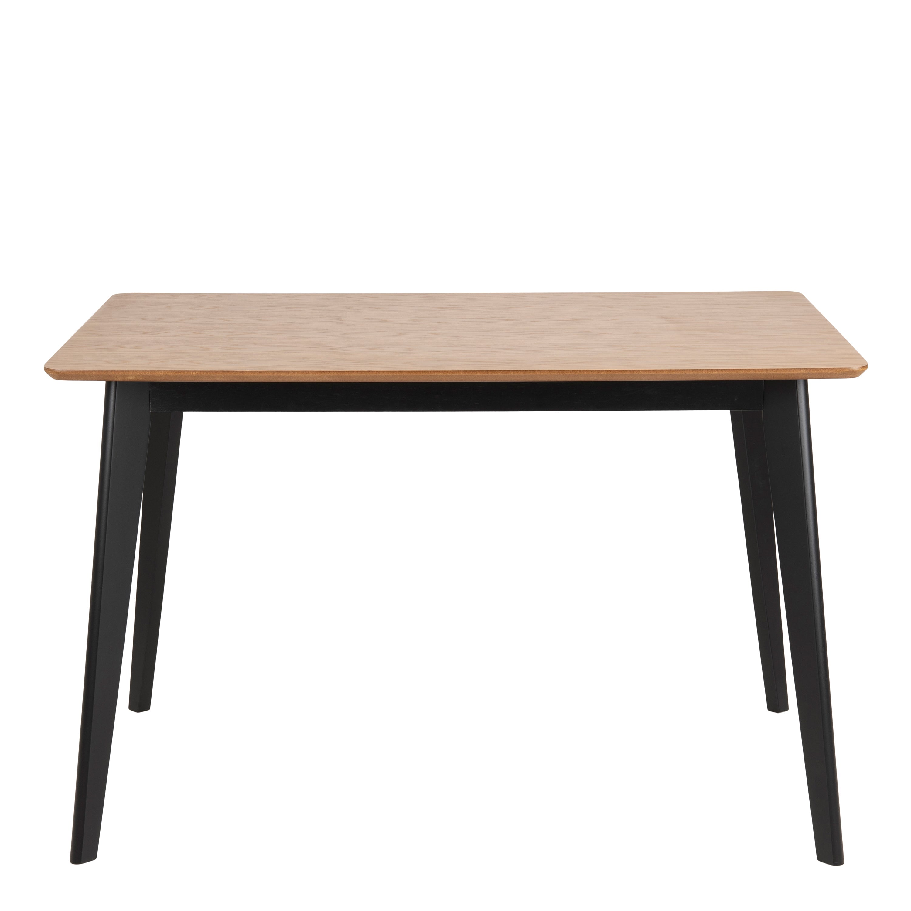 Roxby Dining Table in Oak & Black – FTG, view 2