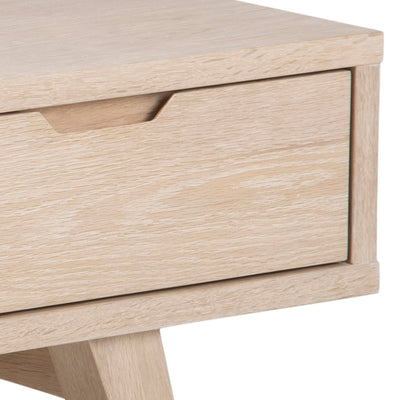 A-Line TV Unit with 2 Drawers in White Oak – FTG, view 7