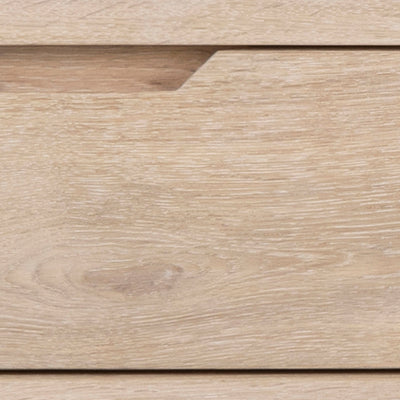 A-Line TV Unit with 2 Drawers in White Oak – FTG, view 8