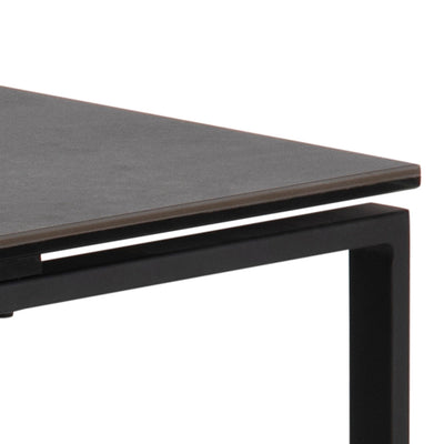 Katrine Ceramic Nest of Tables in Black Set of 3 – FTG, view 4