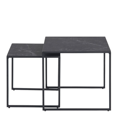 Infinity Nest of Tables in Black Matt Set of 2 – FTG, view 2