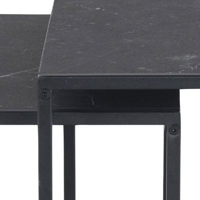 Infinity Nest of Tables in Black Matt Set of 2 – FTG, view 9