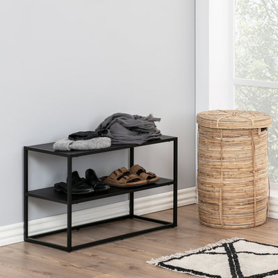 Newton Shoe Rack in Black