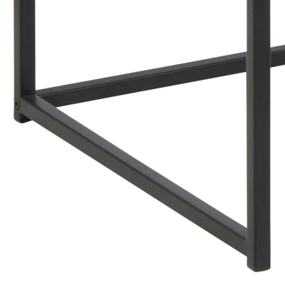 Seaford Office Desk in Black & Oak – FTG, view 7