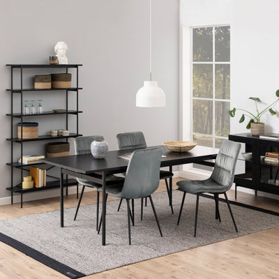 Angus Dining Table in Black – FTG, view 3