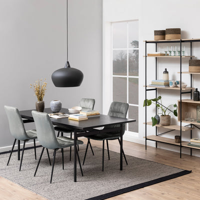 Angus Dining Table in Black – FTG, view 5