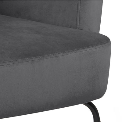 Melissa Lounge Chair in Dark Grey – FTG, view 8