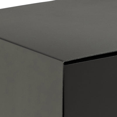 Joliet 1 Drawer Wallmounted Bedside Table in Matt Black – FTG, view 11